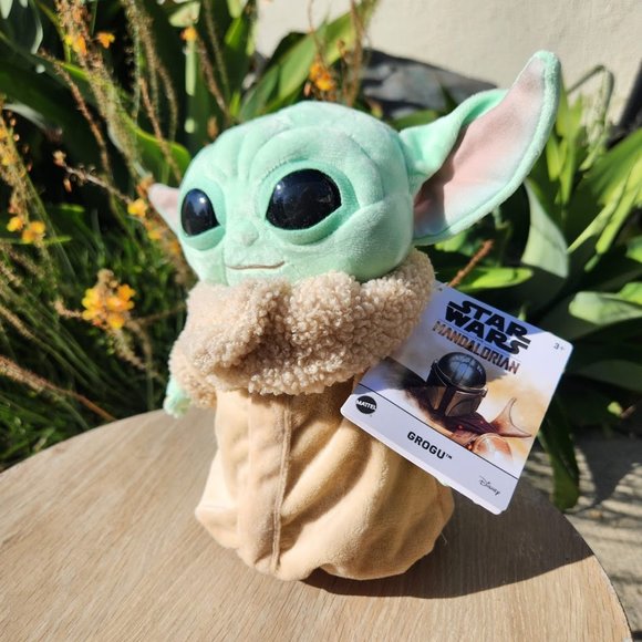 NEW Mattel Star Wars Grogu Plush 8" Mandalorian Disney Toy Baby Yoda Plushie - Picture 14 of 14